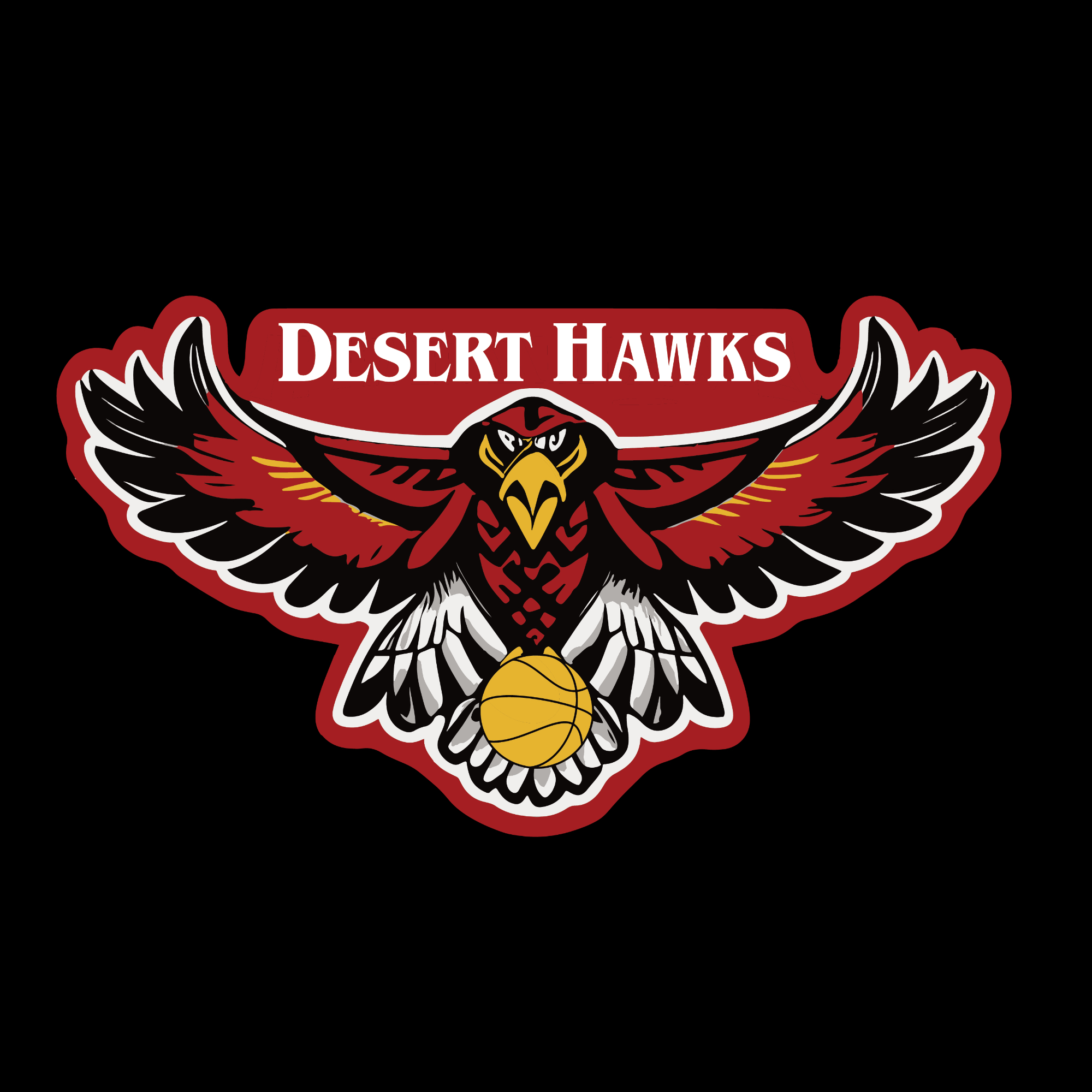 The official logo of Arizona Desert Hawks Basketball