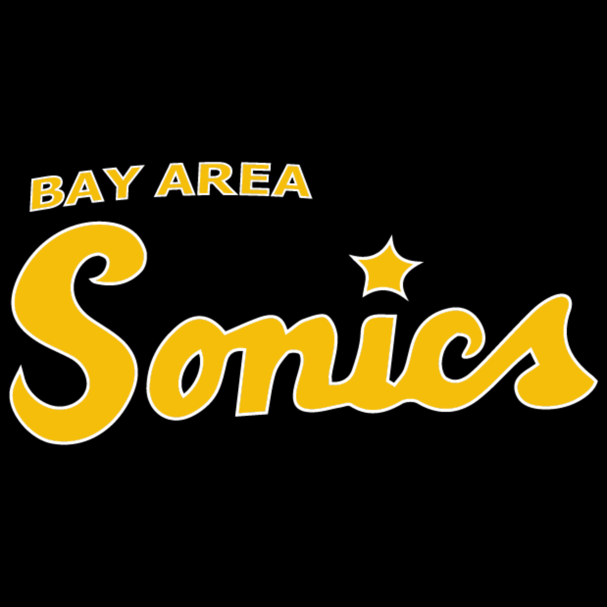 The official logo of Bay Area Sonics