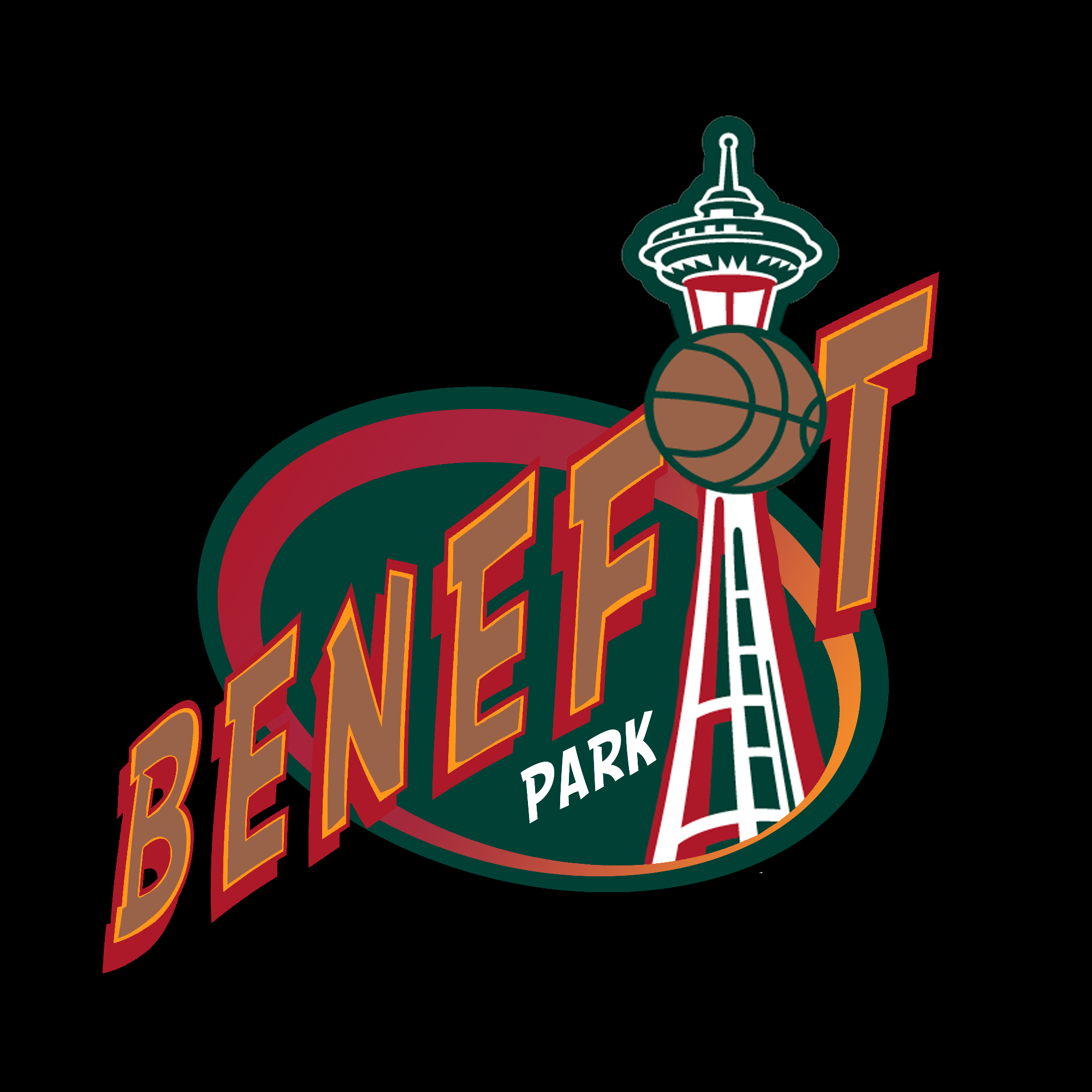The official logo of Benefit Park Basketball