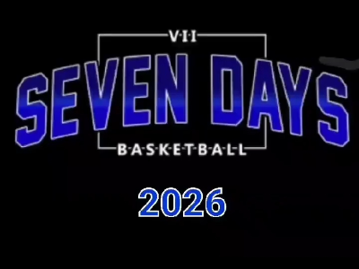 The official logo of 7 Day's Basketball 2026 Blue