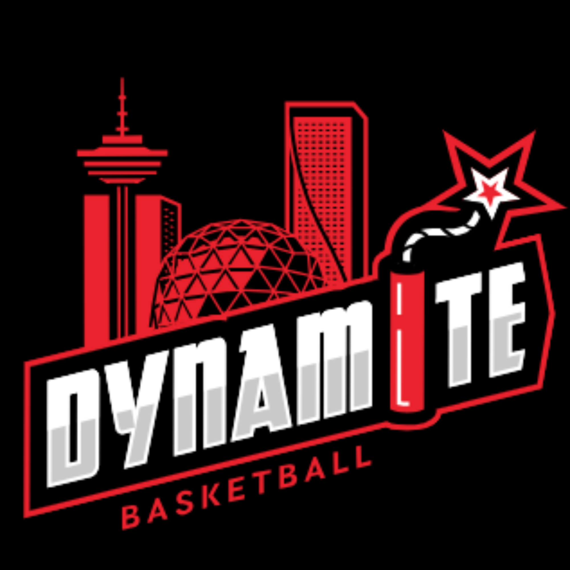 The official logo of Dynamite Basketball