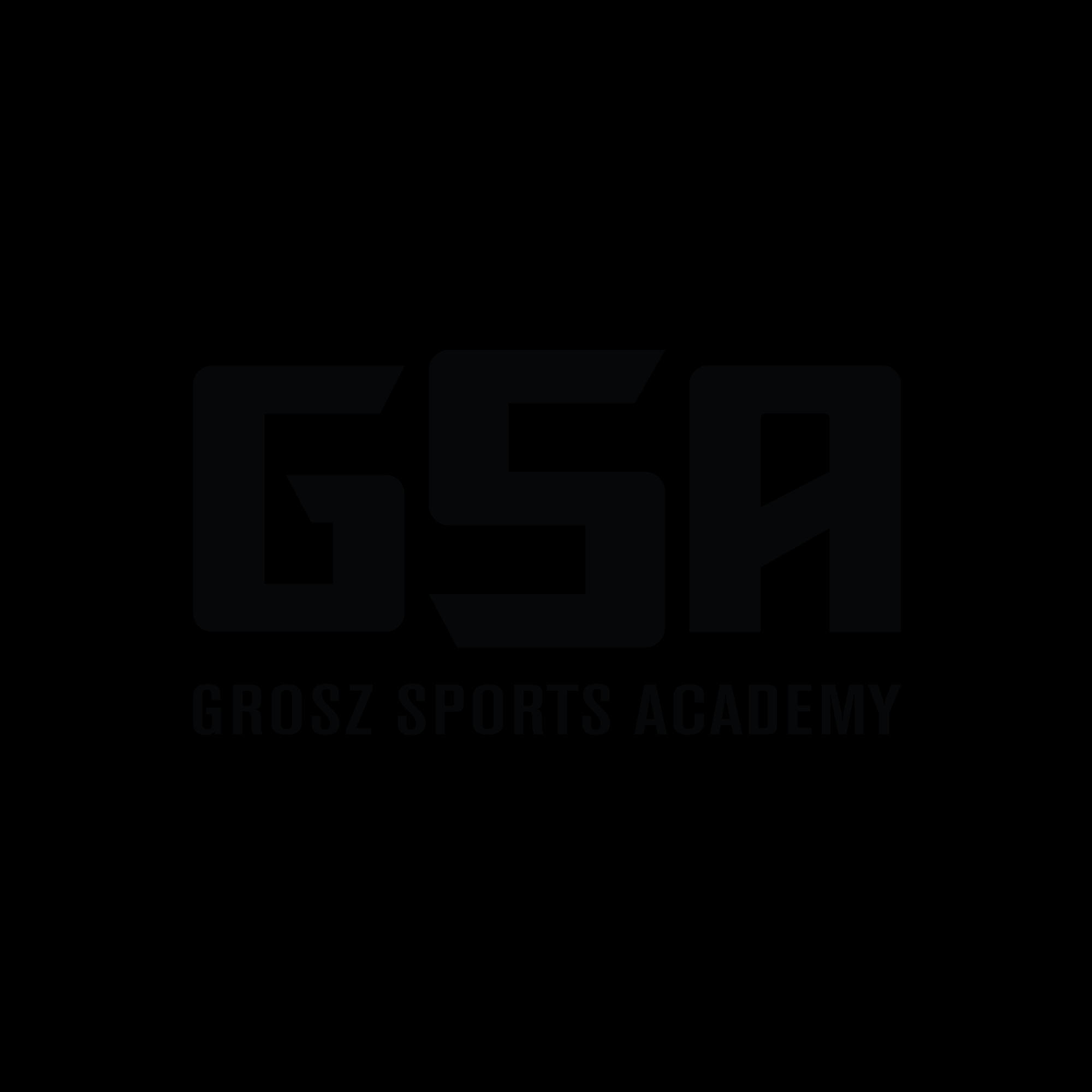 The official logo of Grosz Sports Academy