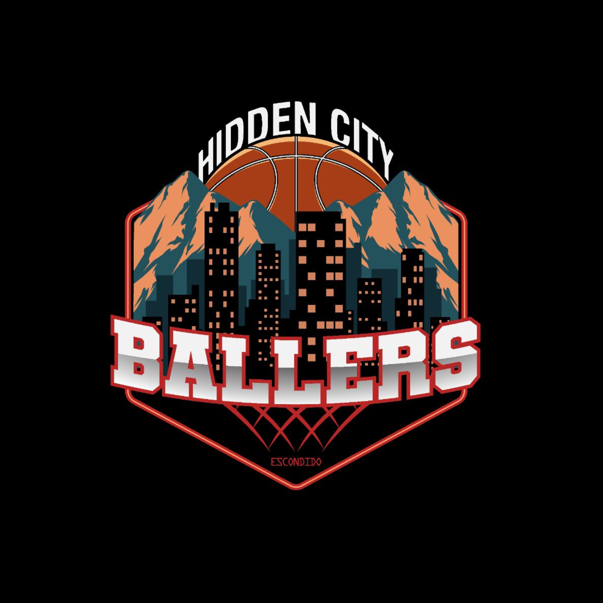 The official logo of Hidden City Ballers