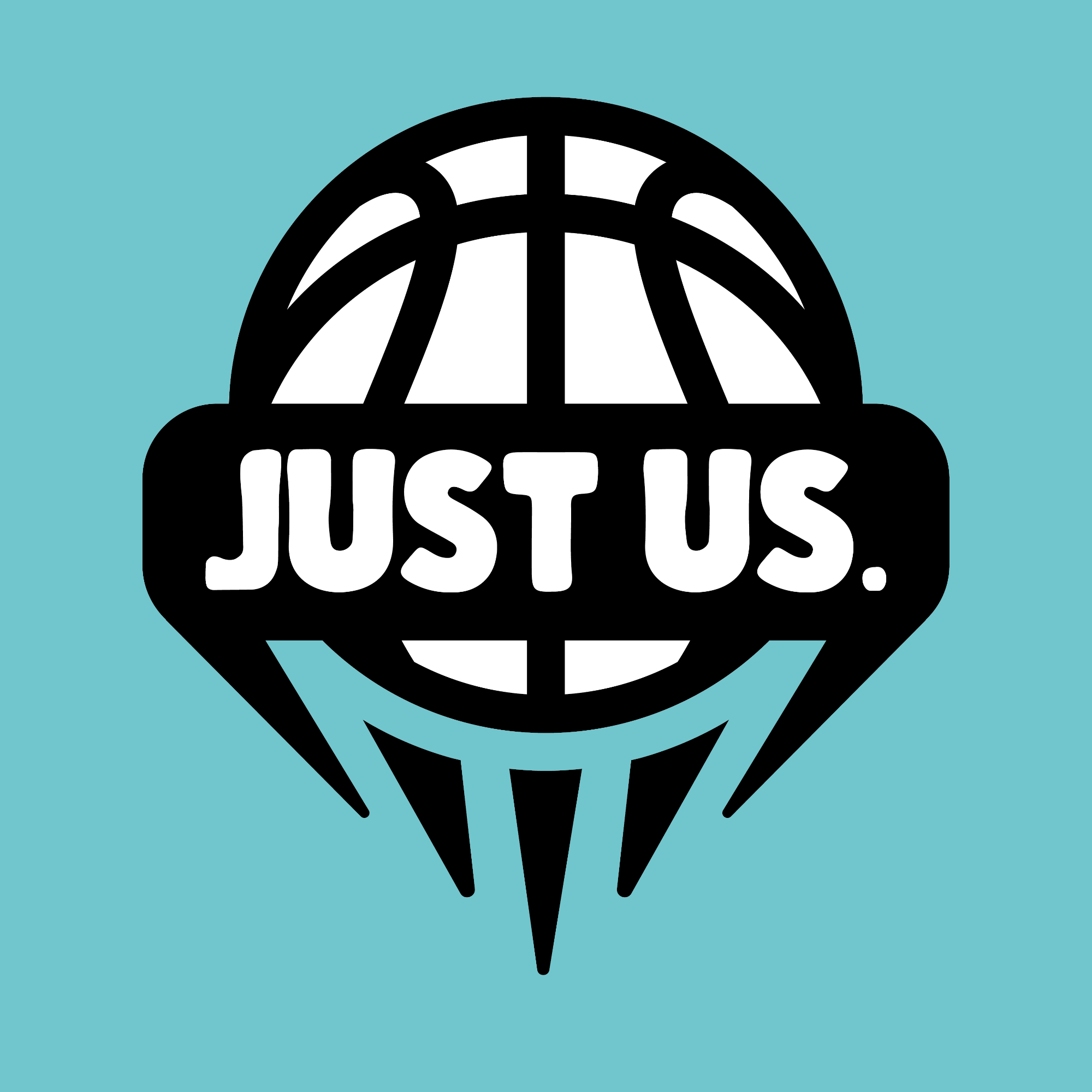 The official logo of JUST US BASKETBALL (BAY AREA, CA)