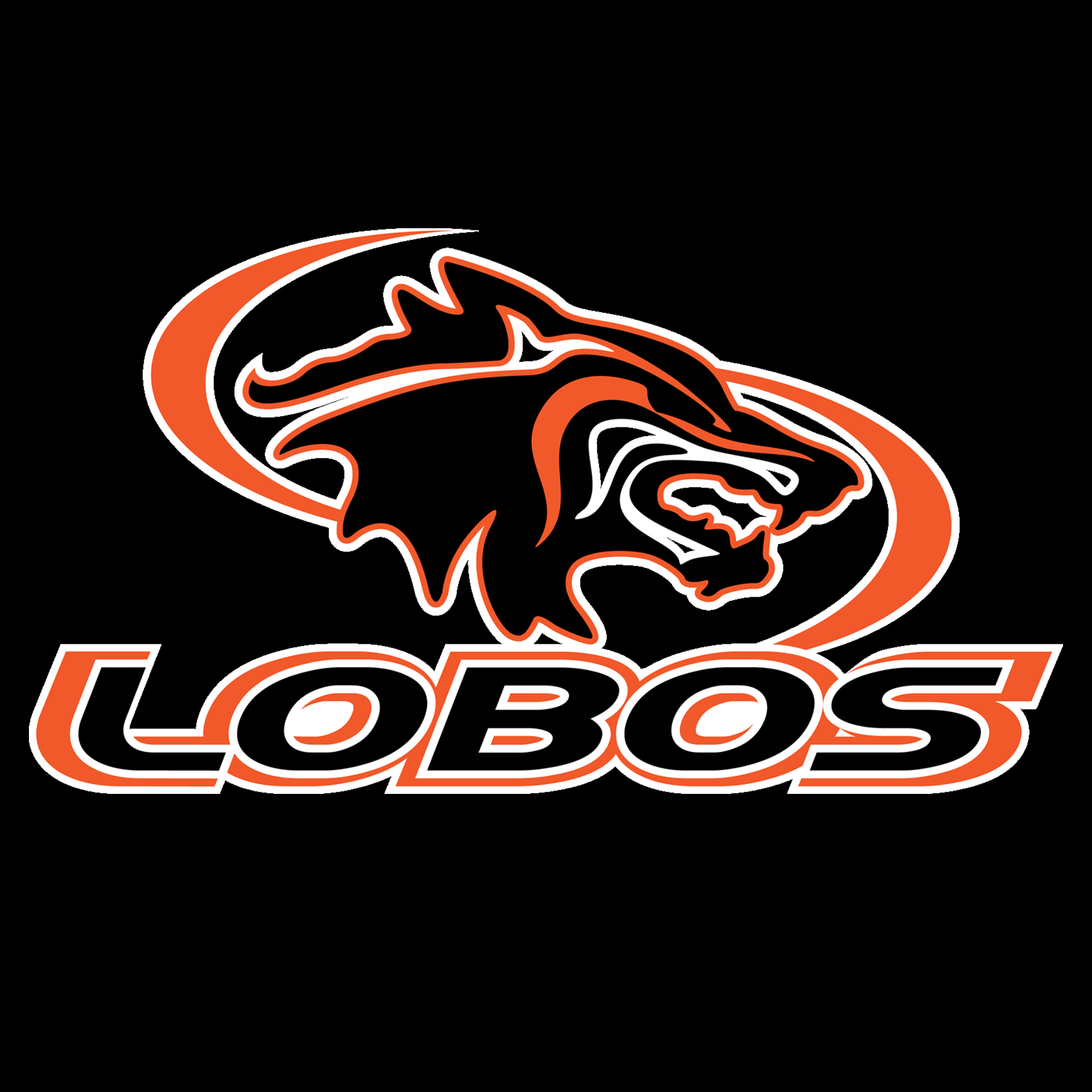 The official logo of LA lobos