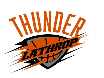 The official logo of Lathrop Thunder