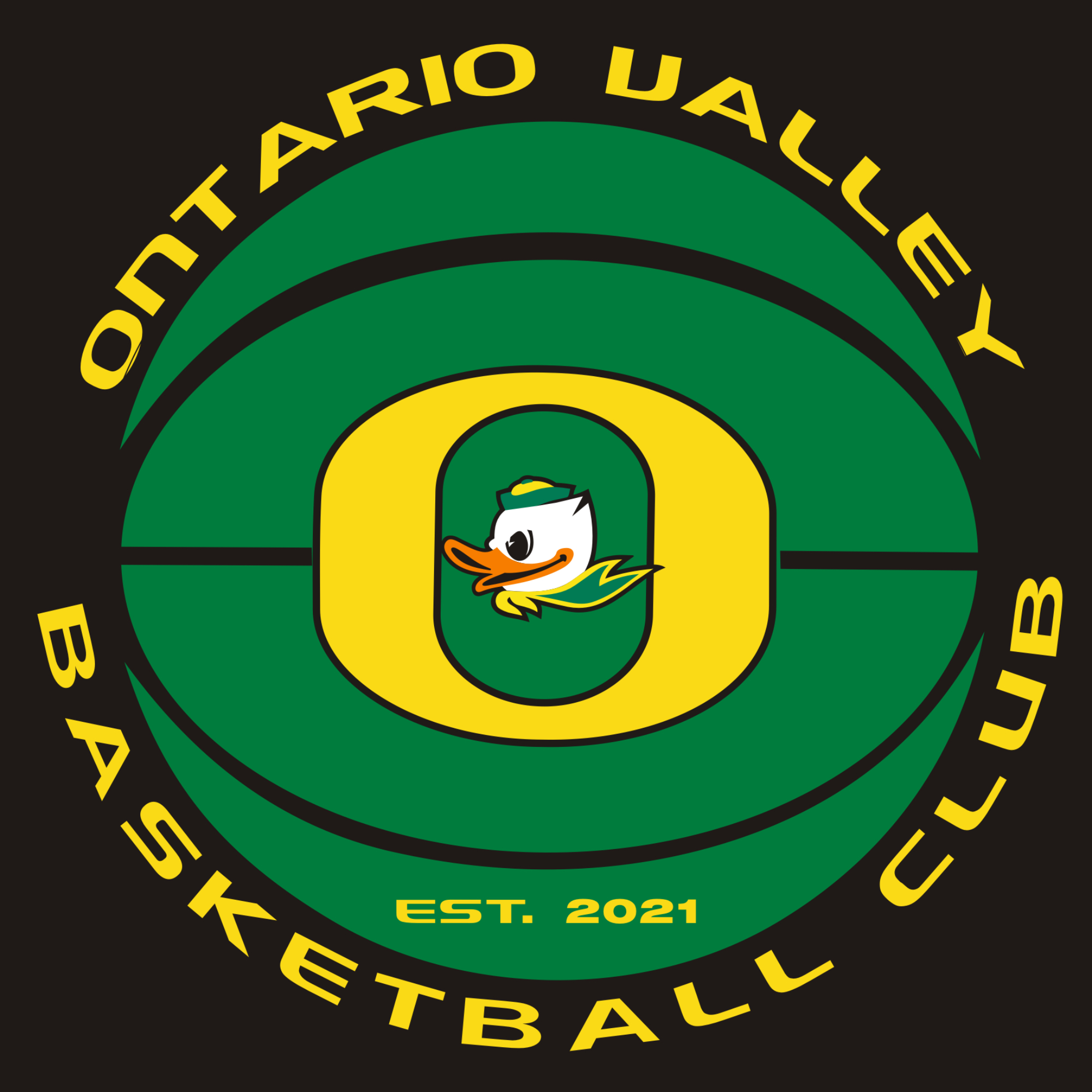 The official logo of Ontario Valley Basketball Club