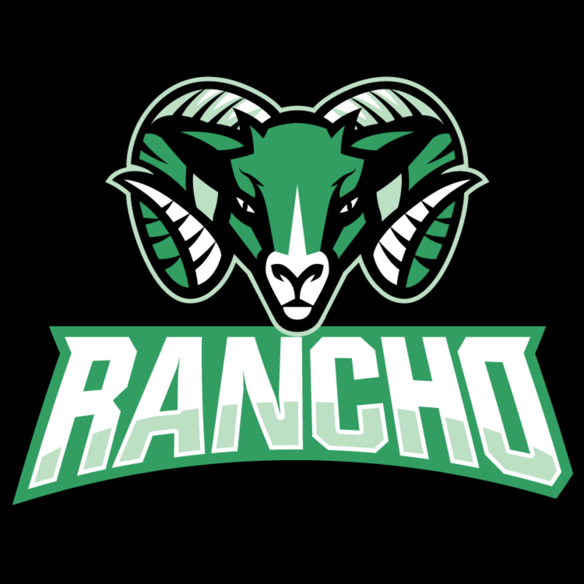 The official logo of Rancho High School