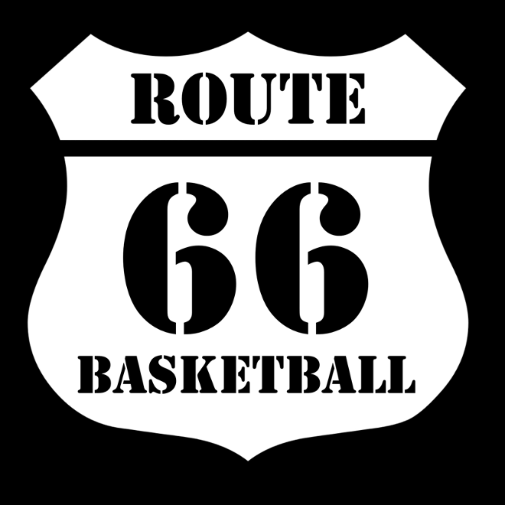 The official logo of Route 66 Basketball