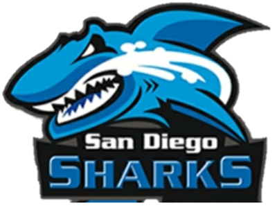 The official logo of San Diego Sharks Basketball