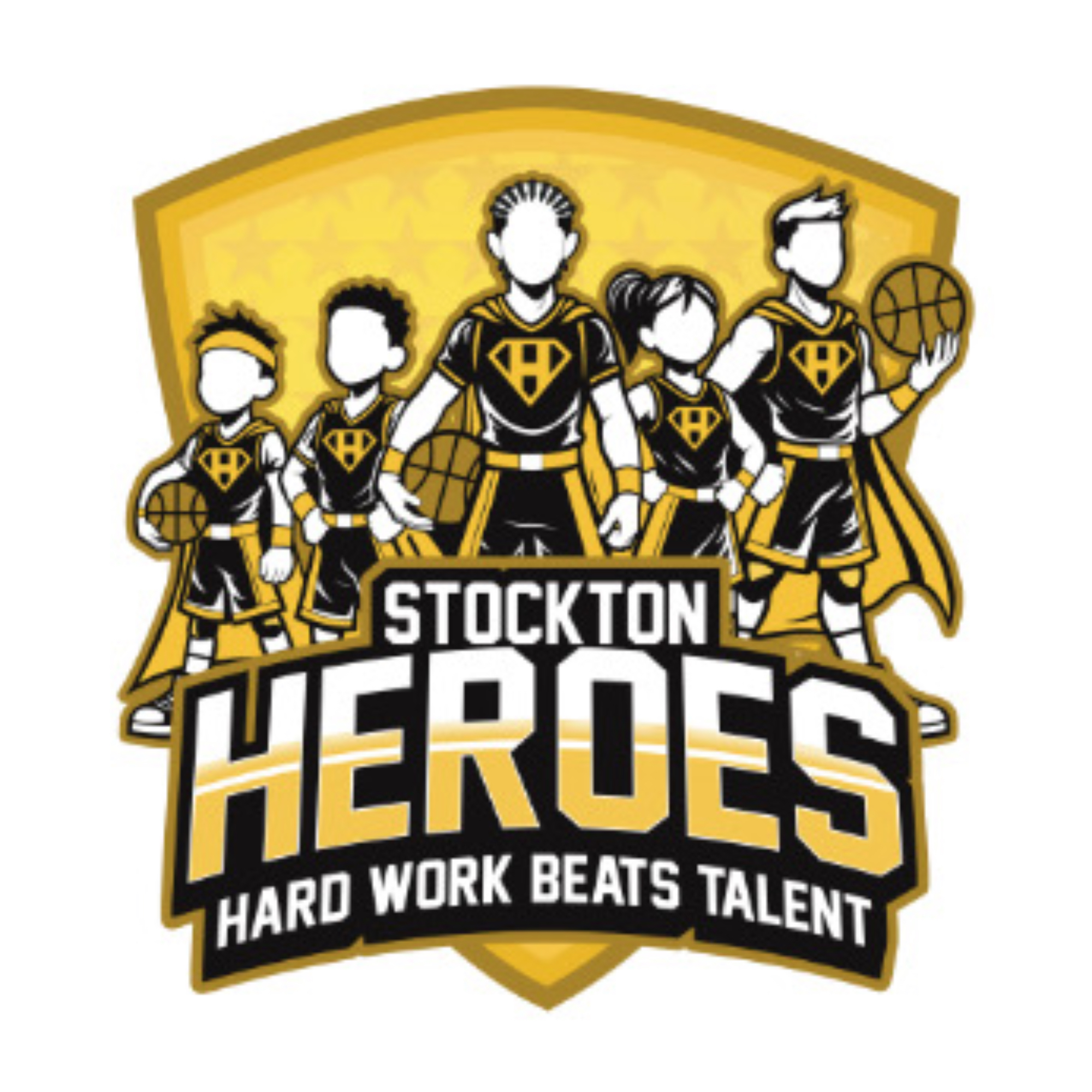 The official logo of Stockton Heroes