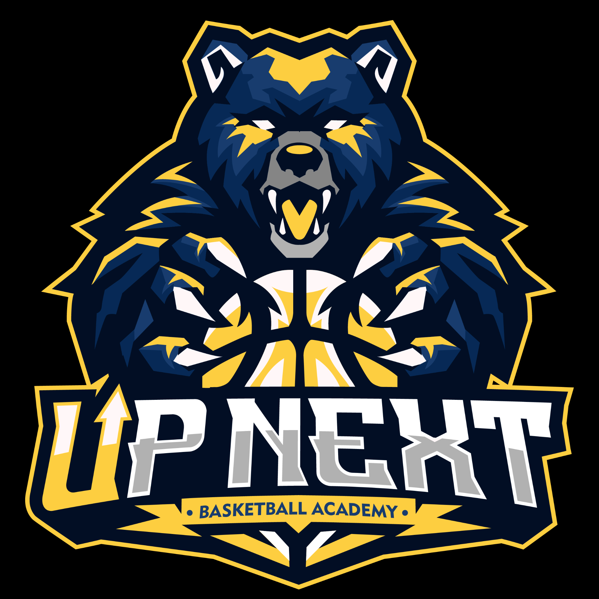 The official logo of Up Next Basketball